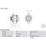 Lichtmaschine | MINI 01 | 0 986 084 240