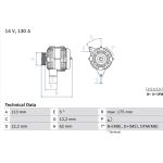 Lichtmaschine | OPEL Astra 04 | 0 986 048 801