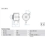 Lichtmaschine | RENAULT Clio, 19 | 0 986 037 321