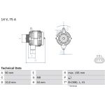 Lichtmaschine | SUZUKI | 0 986 081 950