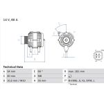 Lichtmaschine | TOYOTA Corolla, Avensis | 0 986 042 660