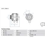 Lichtmaschine | VOLVO S40,V40,V50,V40 | 0 986 082 560