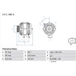 Lichtmaschine | VOLVO XC60,V70,XC70,V60,S80,S60,XC90 | 0 986 048 400