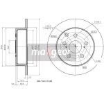 Maxgear Bremsscheibe Toyota T. Avensis 2,2D | 19-2353