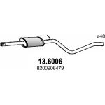 Mittelschalldämpfer | DACIA Sandrero 1.4 1.6 08 | 13.6006