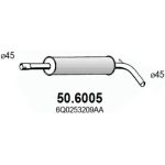 Mittelschalldämpfer | SEAT,SKODA,VW 99 | 50.6005