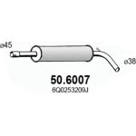 Mittelschalldämpfer | SKODA Fabia,SEAT Ibiza,VW Polo 02 | 50.6007