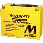 Motorrad Batterie 12V 20,5Ah/230A P+ (Abmessungen: 207X72X164/164) | MB16AU