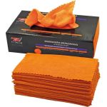 Nahtlose Mikrofasertücher 30 Stück Orange in Box 200G 30X30cm | 19-652