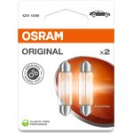 OSRAM 10W 12V SV8.5 43mm Soffitte Lang - 2er Blister Pack