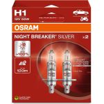 OSRAM H1 12V 55W P14,5s NIGHT BREAKER SILVER +100% Licht