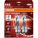 OSRAM H4 12V 60/55W P43t NIGHT BREAKER LASER +150% mehr Licht