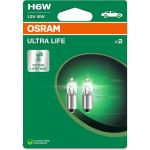 OSRAM H6W 12V 6W BAX9s ULTRA LIFE - 4 Jahre Garantie, 2 Stk