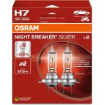 OSRAM H7 12V 55W PX26d NIGHT BREAKER SILVER +100% Licht