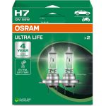 OSRAM H7 12V 55W PX26d ULTRA LIFE - 4 Jahre Garantie, 2 Stk