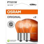 PY21W 12V 21W BAU15s Gelb Blister 2 Stück OSRAM