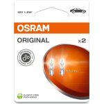 OSRAM W12W 12V 12W W2x4.6d Glühlampen - 2er Blister Pack