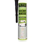 Petec Scheiben- & Karosseriedichtmasse Kartusche Abtupfbar Schwarz 310ml | 83300