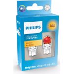 Philips LED W21/5W 12V 2.5/0.5W Ultinon Pro6000 SI Amber Intense NOECE 2 St | 11066AU60X2