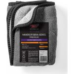 Premium-Microfaser Tuch 600g 60X40cm grau | 19-631