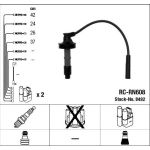 RC-RN608 NGK | Zündkabelsatz | VOLVO S40 I (VS) 2.0 T,7.00-6.01 | 8492