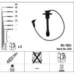 RC-TE51 NGK | Zündkabelsatz | TOYOTA Corolla 97-00 | 5355