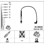 RC-VW244 NGK | Zündkabelsatz | VW Sharan 00 | 7358