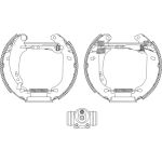 Satz Bremsbacken Peugeot T. 206 09/98- 180X32 | 84053800