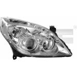 Scheinwerfer L H7/H1 +LWR +MOT CHROM | OPEL VECTRA C 10,05-6,08/SIGNUM 1,06-6,08 | 4692,506,1