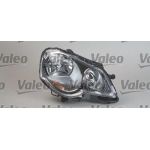 Scheinwerfer L H7/H1 +LWR +MOT CHROM VALEO PQ | VW POLO (-GTI) 6,05-6,09 | 43012