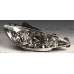 Scheinwerfer L H7/H1 +LWR VALEO PQ | PEUGEOT 206 12,05-2,09 | 43051