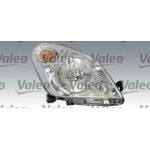 Scheinwerfer R H4 +LWR +MOT CHROM VALEO PQ | SUZUKI SPLASH 1,08-12,10 | 43677