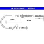 Seilzug, Kupplungsbetigung | 24.3728-2005.2