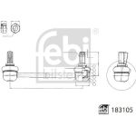 Stange/Strebe, Stabilisator | 183105