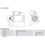 Starter | AUDI,SEAT,SKODA,VW | 0 986 020 290