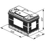 T3 050 BOSCH | NKW-Batterie | 12V 105Ah 800A | 0 092 T30 500