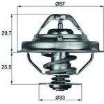 Thermostateinsatz mit Dichtung | BMW 3 (E36) 90-00 | TX 38 88D