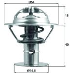 Thermostateinsatz mit Dichtung | FORD Mondeo 93-07 | TX 180 86D