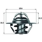 Thermostateinsatz mit Dichtung | JEEP Grand Cherokee 91-05 | TX 3 87D