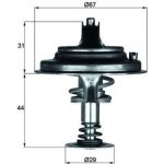 Thermostateinsatz mit Dichtung | MERCEDES E-/S-Klasse 93-99 | TX 26 80D