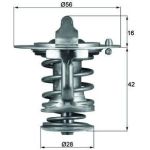 Thermostateinsatz mit Dichtung | MITSUBISHI Pajero 90 | TX 83 76D