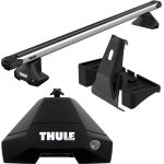 Thule Dachträgerset Slidebar Evo für MITSUBISHI L200 Triton Double Cab 4-dr Pickup 15-25 (Brazil) mit Fixpunkten | ATSSETSLBEVO0871