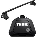 Thule Dachträgerset SquareBar Evo für ALFA ROMEO 156 Sportwagon 5-dr Estate 00-07 mit erhöhter Dachreling | ATSSETSQBEVO0181