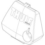 Thule Evo Raised Rail- Front cover | THULE Ersatzteil | 1500052985