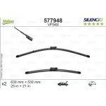 VALEO Silencio Flat Blade Set | Flachbalkenwischer | 577948