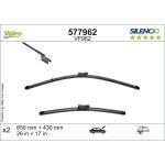 VALEO Silencio Flat Blade Set | Flachbalkenwischer | 577962