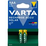 Varta Recharge ACCU Solar AAA 550mAh Blister 2 | 56733 101 402