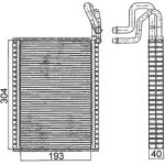 Verdampfer, Klimaanlage | AE 116 000S