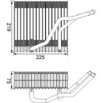 Verdampfer, Klimaanlage | AE 38 000S