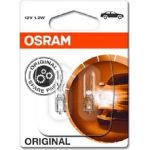 W1,2W Osram | 12V 1,2W W2X4,6D SB2 | GLASSOCKEL SB2 | 2721-02B